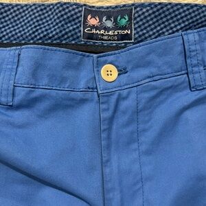 Charleston Threads Chino Pants, Blue, 34W x 32L